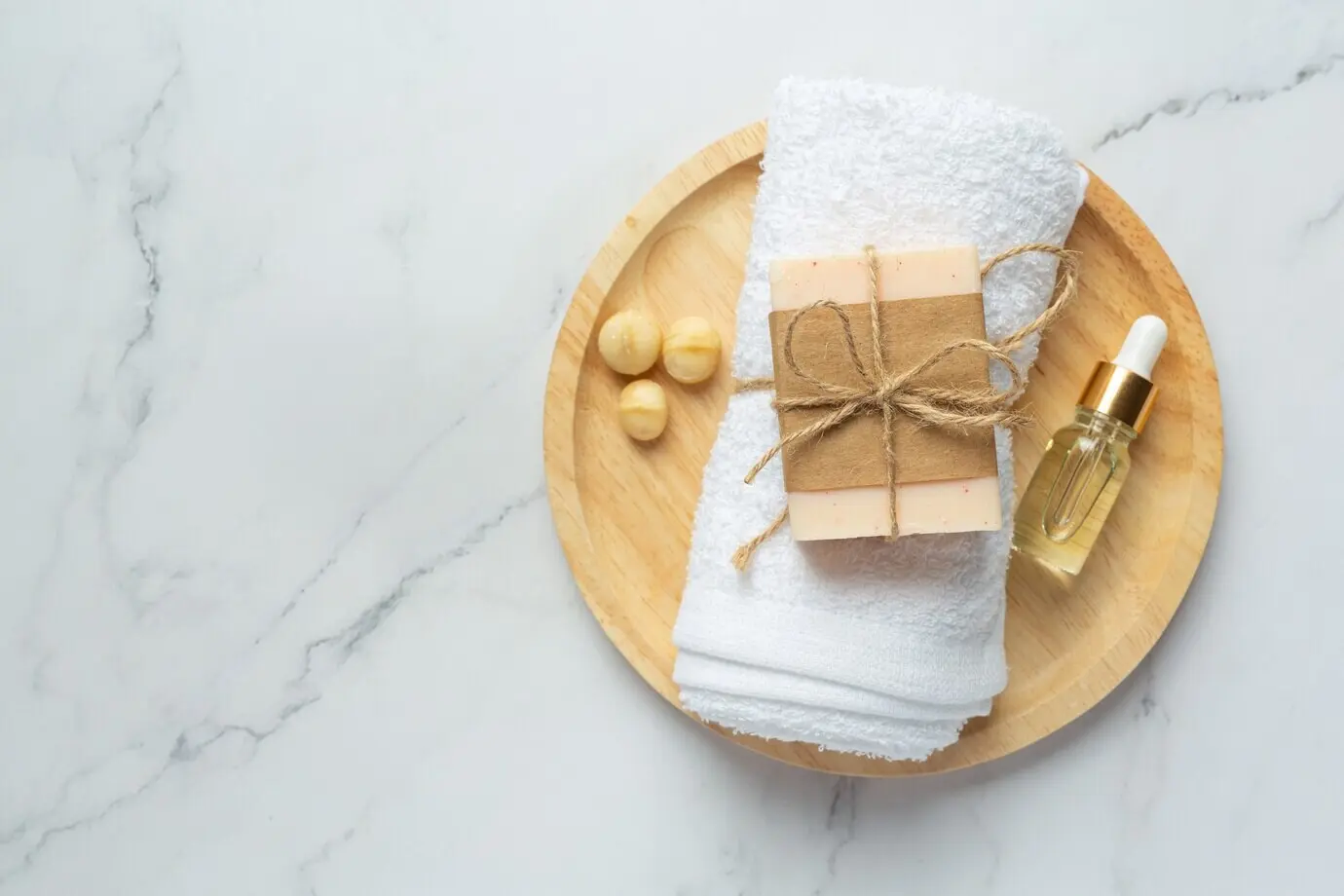 Skincare treatment using macadamia soap